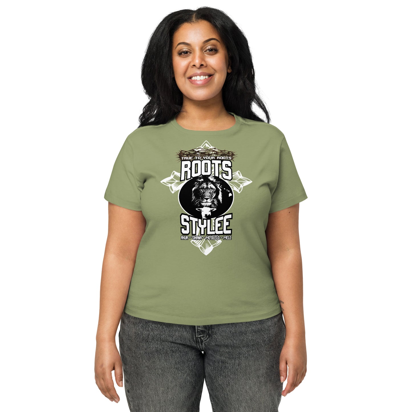 Lion & The Lamb - Women’s High-Waisted T-Shirt