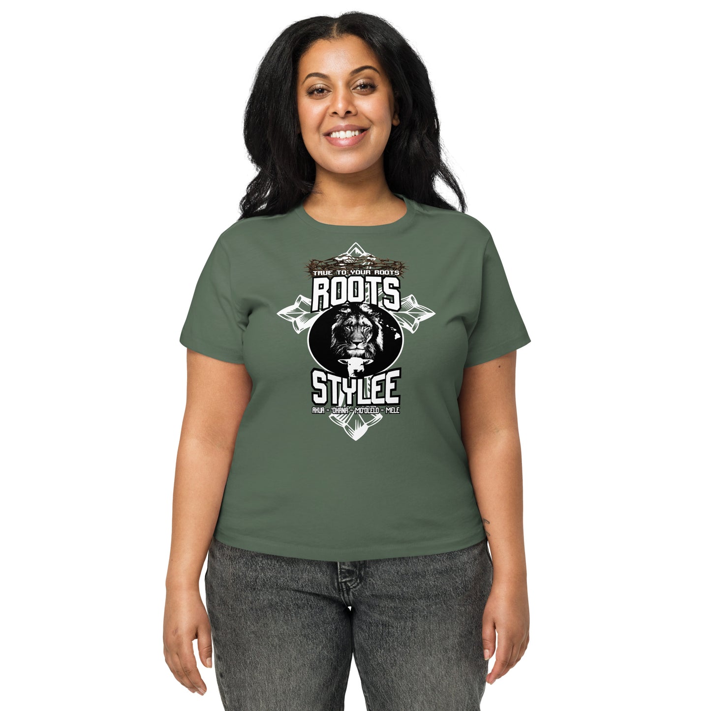Lion & The Lamb - Women’s High-Waisted T-Shirt